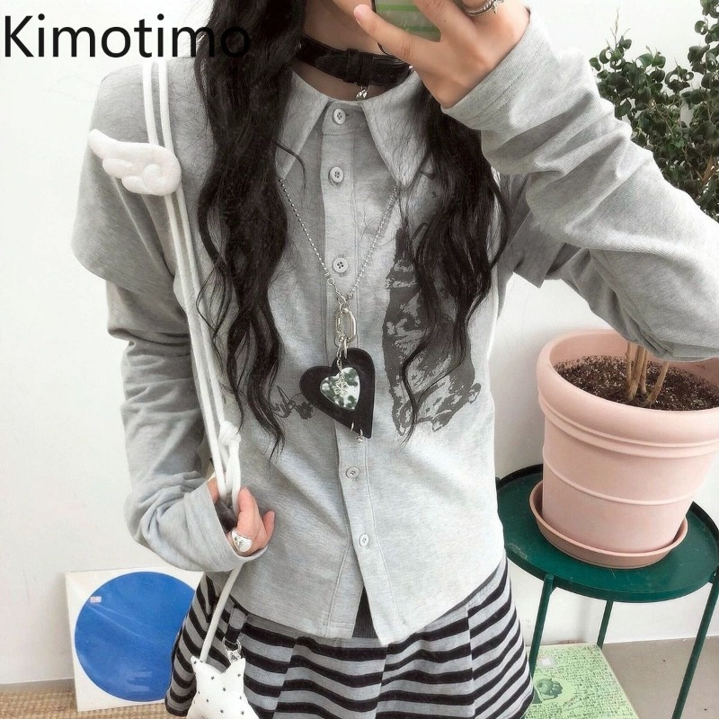 Vintage Y2K - Kimotimo Y2k Vintage Rabbit Print Long