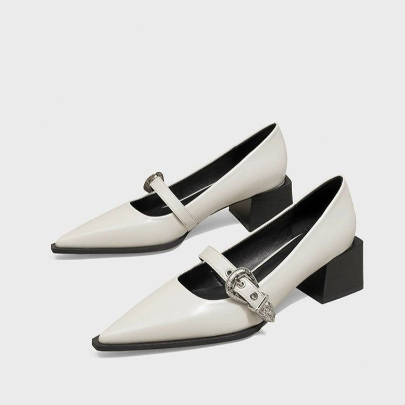 Vintage Fashion Designers - Designer Vintage Pointed Toe Women Mary