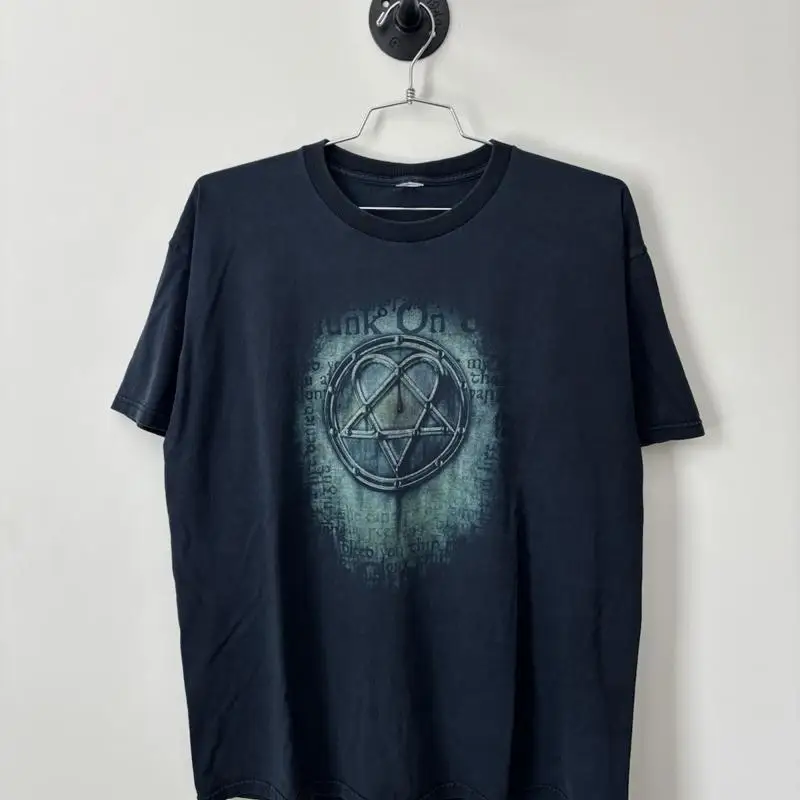 Vintage HIM T Shirt Men Äôs XL - đánh giá và giá Band Tee Faded 90S
