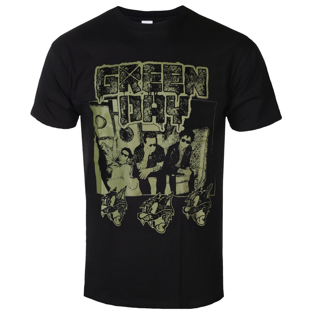 Green Day Distressed Faded Ban - đánh giá và giá Band Tee Faded 90S