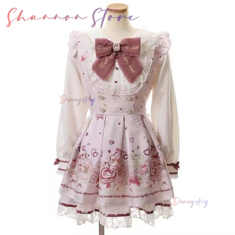 Japanese Lolita Dress Women Bo - đánh giá và giá Vintage Y2K