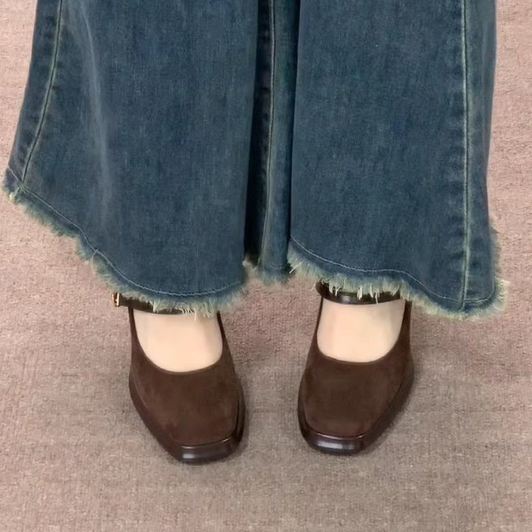 Vintage Thick High Women Mary  - đánh giá và giá Vintage Fashion Aesthetic