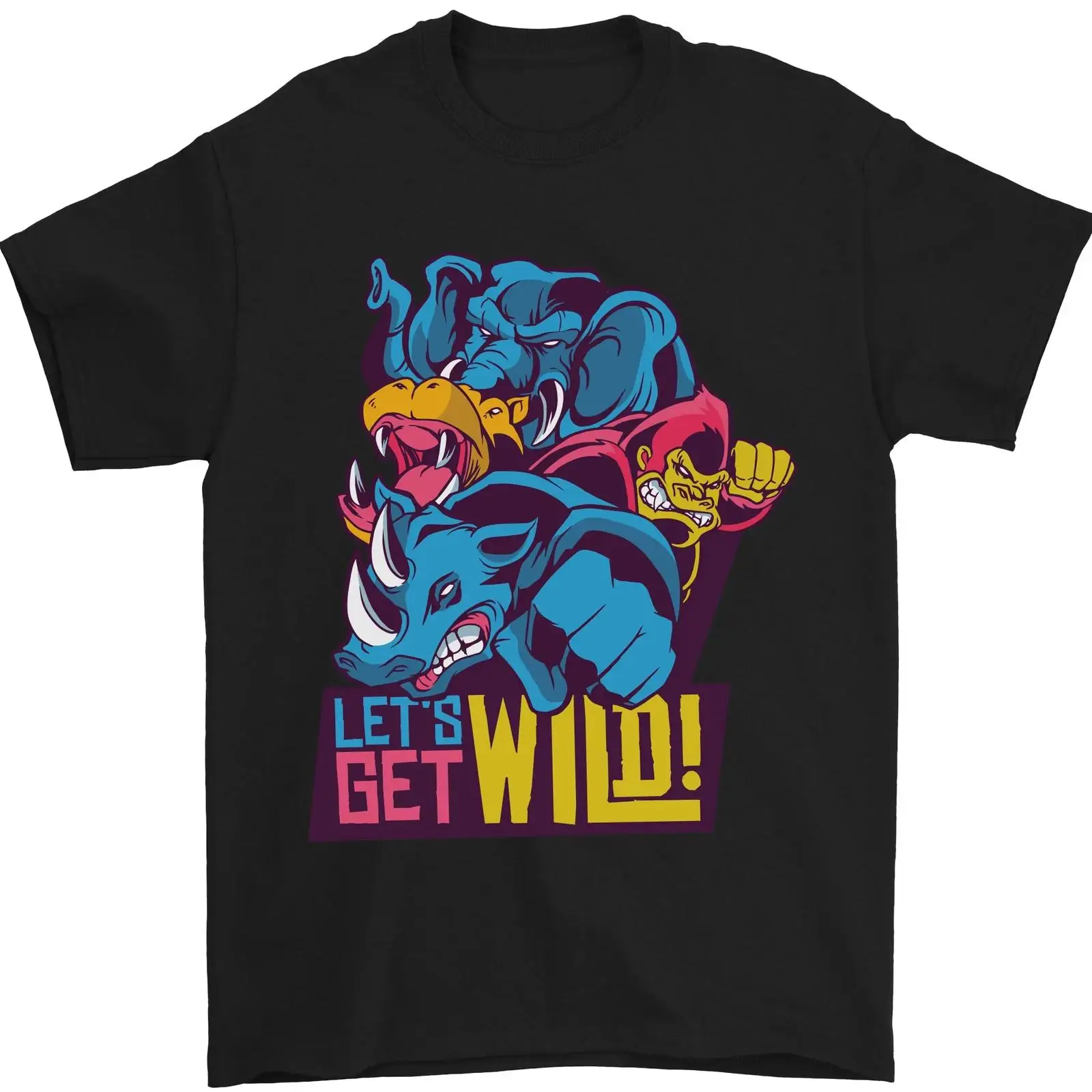 Lets Get Wild Rhino Gorilla El - đánh giá và giá Vintage Fashion Herren