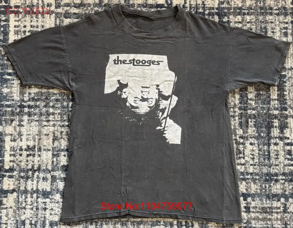 Vintage 90s The Stooges Iggy P - đánh giá và giá Band Tee Faded 90S
