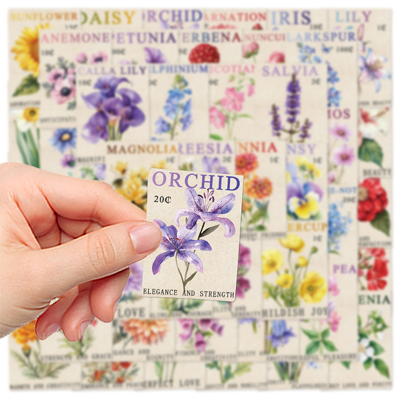 50PCS Vintage Flower Postage S - đánh giá và giá Vintage Fashion Magazines