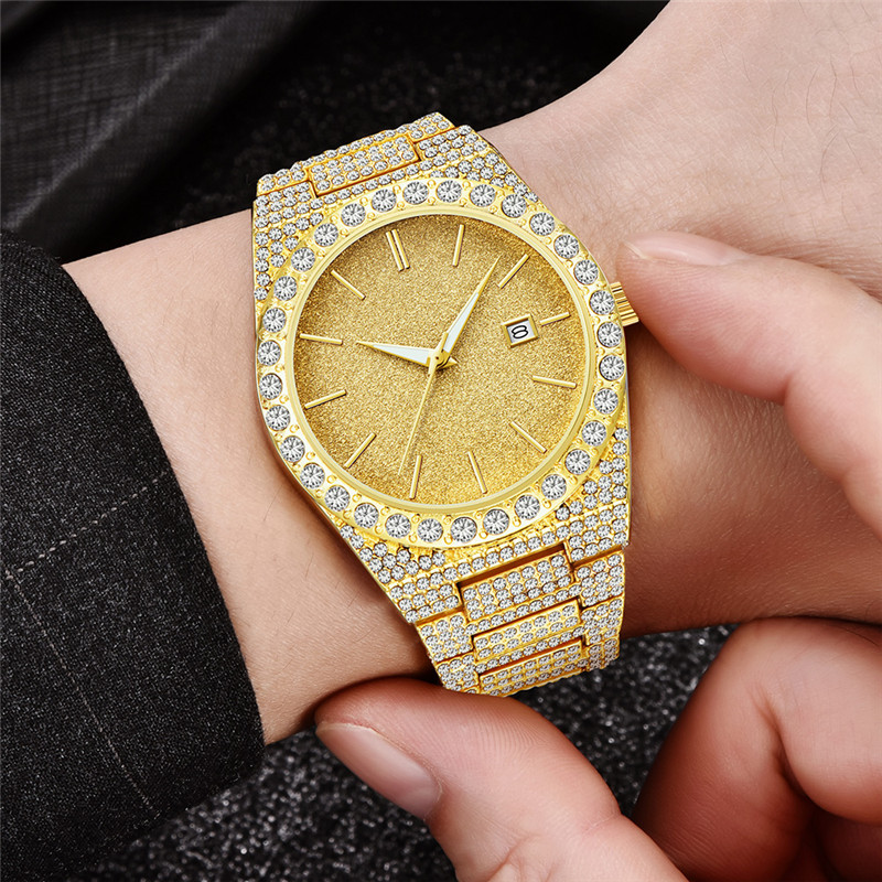 Men Big Brand Watches Hip Hop  - đánh giá và giá Vintage Fashion Complete