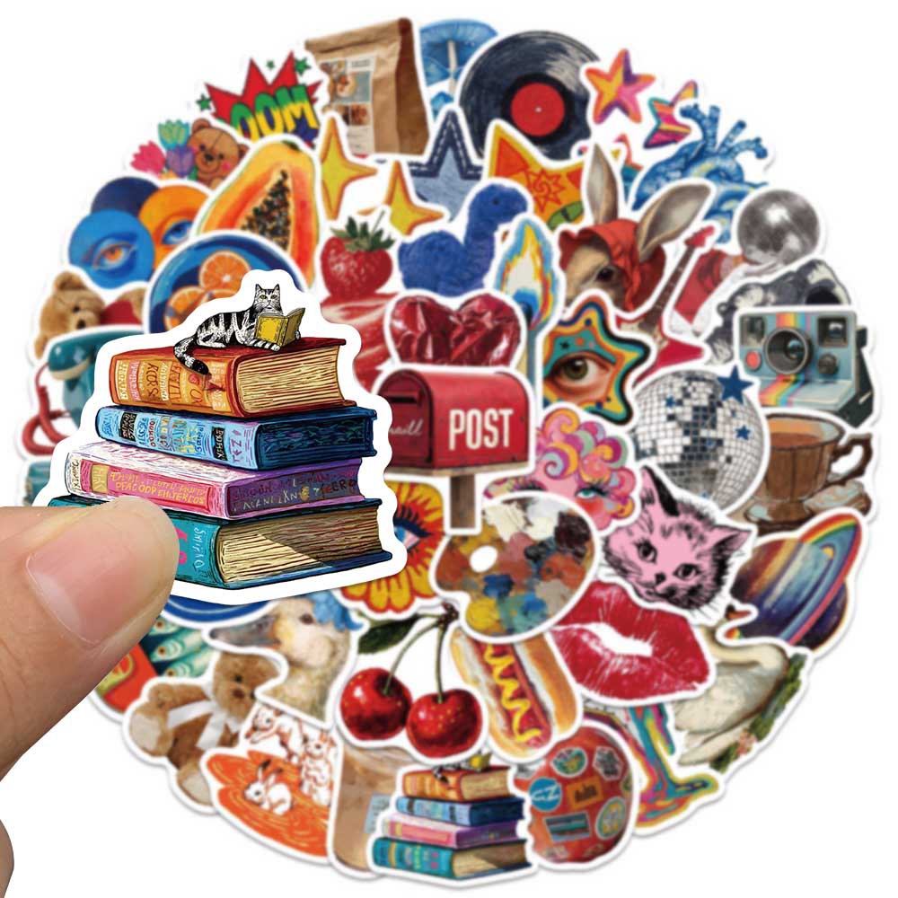 50pcs Vintage Y2K Sticker Fash - đánh giá và giá Vintage Fashion Magazines