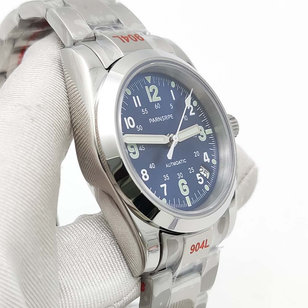 New 39mm Steel NH35 Automatic  - đánh giá và giá Vintage Fashion Complete
