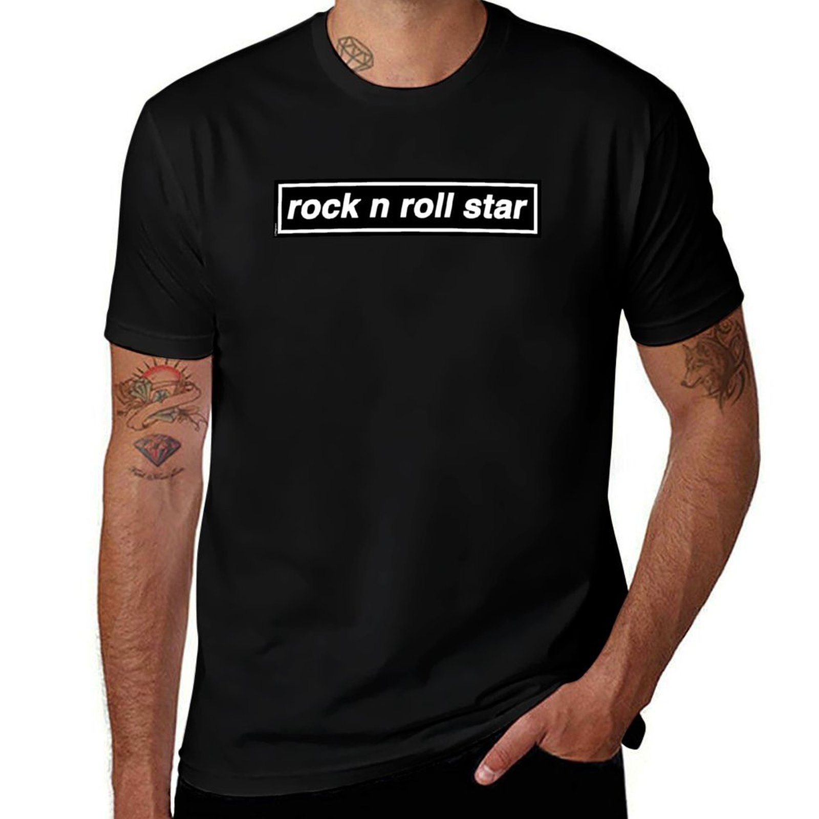 Rock n Roll Star - OASIS Band  - đánh giá và giá Band Tee Faded 90S