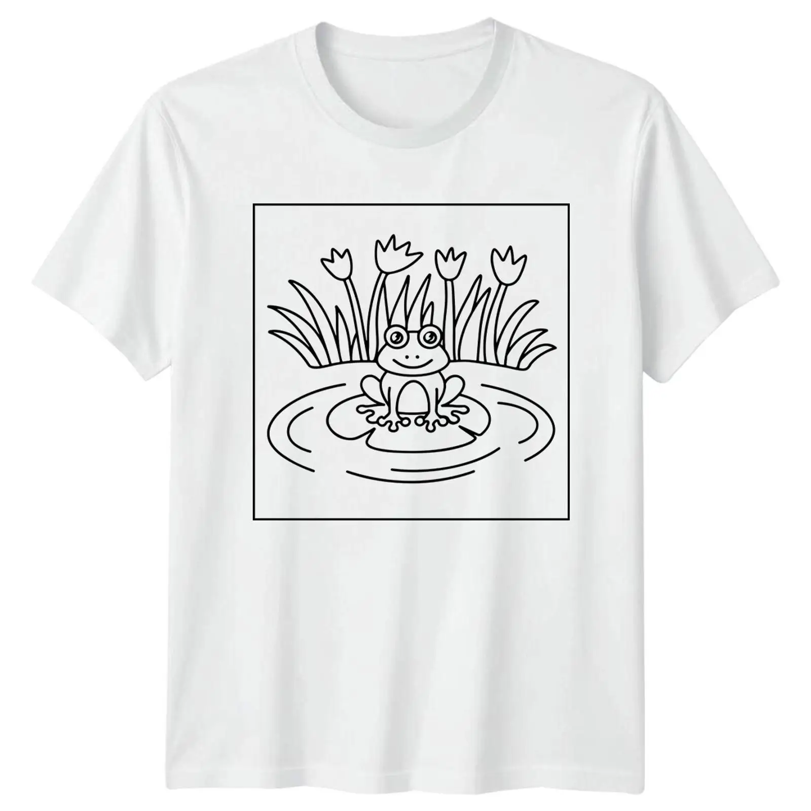 Frosch im Teich Natur Damen T  - đánh giá và giá Vintage Fashion Herren